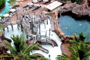 Here you can view Menehune Bridge and Rainbow reef form above. 