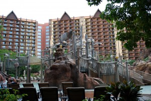 Menehune Bridge, children play structure featuring the mischievous little Menehune