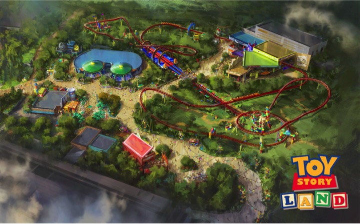 Toy Story Land attraction